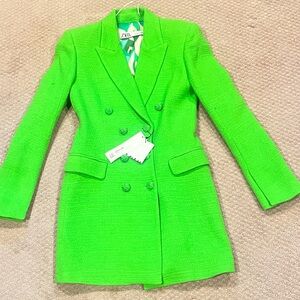 Zara Women's Bright Green Blazer